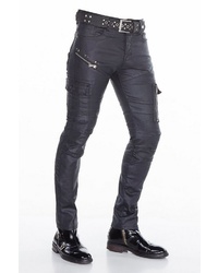 schwarze enge Jeans von Cipo & Baxx