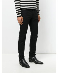 schwarze enge Jeans von Saint Laurent