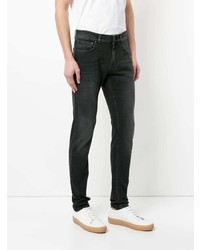 schwarze enge Jeans von Kent & Curwen