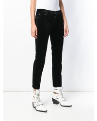 schwarze enge Jeans von Miu Miu