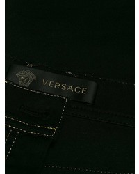 schwarze enge Jeans von Versace