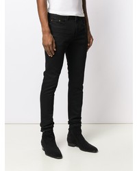 schwarze enge Jeans von Saint Laurent