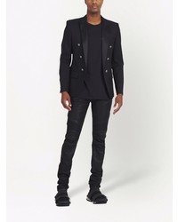 schwarze enge Jeans von Balmain