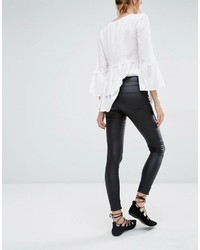 schwarze enge Jeans von Vero Moda