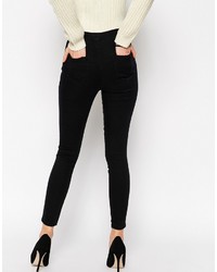 schwarze enge Jeans von Asos