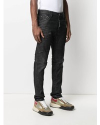 schwarze enge Jeans von DSQUARED2