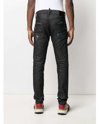 schwarze enge Jeans von DSQUARED2