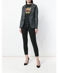 schwarze enge Jeans von Dsquared2