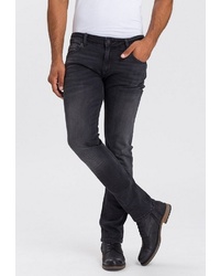 schwarze enge Jeans von Cross Jeans