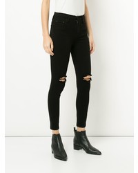 schwarze enge Jeans von Nobody Denim