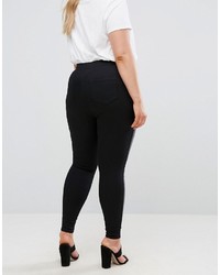 schwarze enge Jeans von Asos