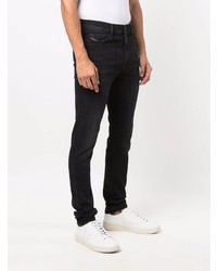 schwarze enge Jeans von Diesel