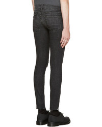 schwarze enge Jeans von Frame