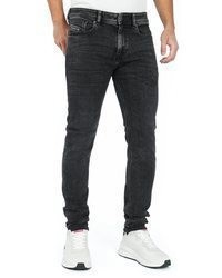 schwarze enge Jeans von Diesel