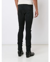 schwarze enge Jeans von Saint Laurent