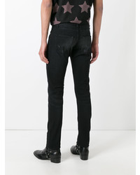 schwarze enge Jeans von Saint Laurent