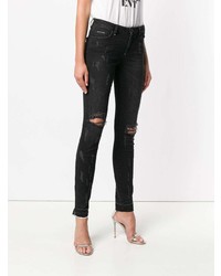 schwarze enge Jeans von Philipp Plein