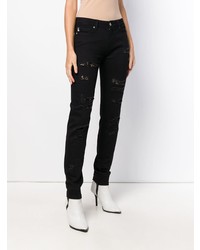schwarze enge Jeans von Love Moschino