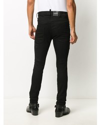 schwarze enge Jeans von DSQUARED2