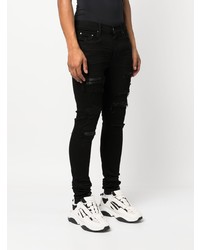 schwarze enge Jeans von Amiri