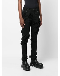 schwarze enge Jeans von Rick Owens DRKSHDW