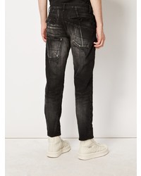 schwarze enge Jeans von Maison Mihara Yasuhiro