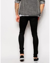 schwarze enge Jeans von Dr. Denim