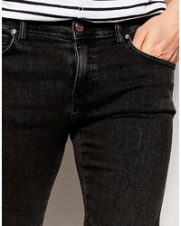 schwarze enge Jeans von Dr. Denim