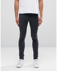 schwarze enge Jeans von Dr. Denim