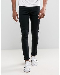 schwarze enge Jeans von Dr. Denim