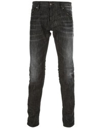 schwarze enge Jeans von DSquared