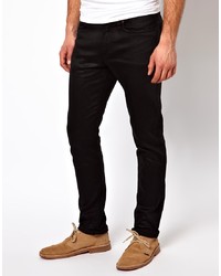 schwarze enge Jeans von Edwin