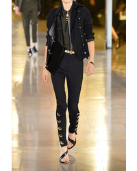 schwarze enge Jeans von Anthony Vaccarello