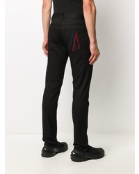 schwarze enge Jeans von Moncler