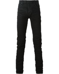 schwarze enge Jeans