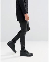 schwarze enge Jeans von Asos