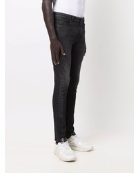 schwarze enge Jeans von Karl Lagerfeld