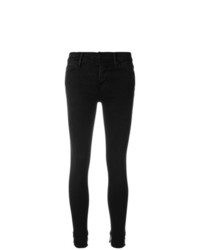 schwarze enge Jeans von Frame Denim