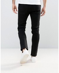 schwarze enge Jeans von Weekday