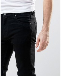 schwarze enge Jeans von Weekday