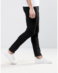 schwarze enge Jeans von Weekday