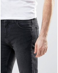 schwarze enge Jeans von Weekday
