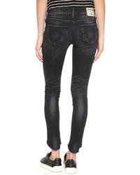 schwarze enge Jeans von True Religion