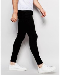 schwarze enge Jeans von Selected