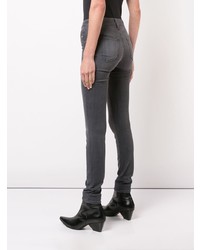 schwarze enge Jeans von Paige