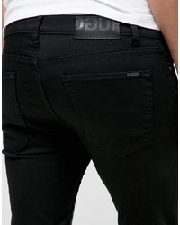 schwarze enge Jeans von Hugo Boss