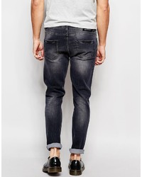 schwarze enge Jeans von J. Lindeberg