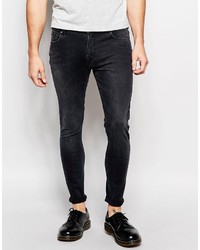 schwarze enge Jeans von J. Lindeberg