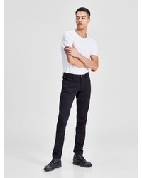 schwarze enge Jeans von Jack & Jones