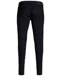 schwarze enge Jeans von Jack & Jones